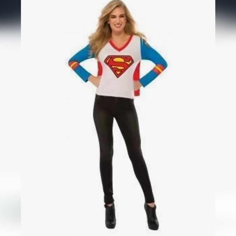 Women's Rubies Supergirl Costume - Red, Blue, Yellow - Size Small NWT